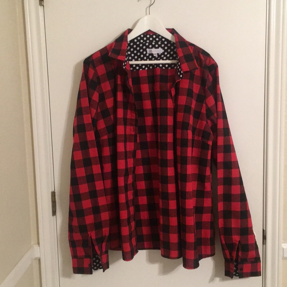 Tara Lynn’s Boutique Buffalo Plaid Button-up